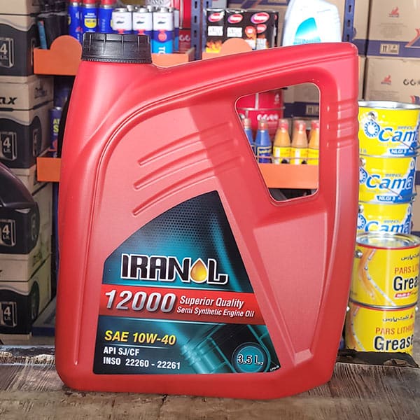 ایرانول 12000 10W-40 کارتن 6 (3.5لیتر)