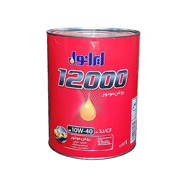 ایرانول 12000 10W-40 کارتن 6 (4لیتر)