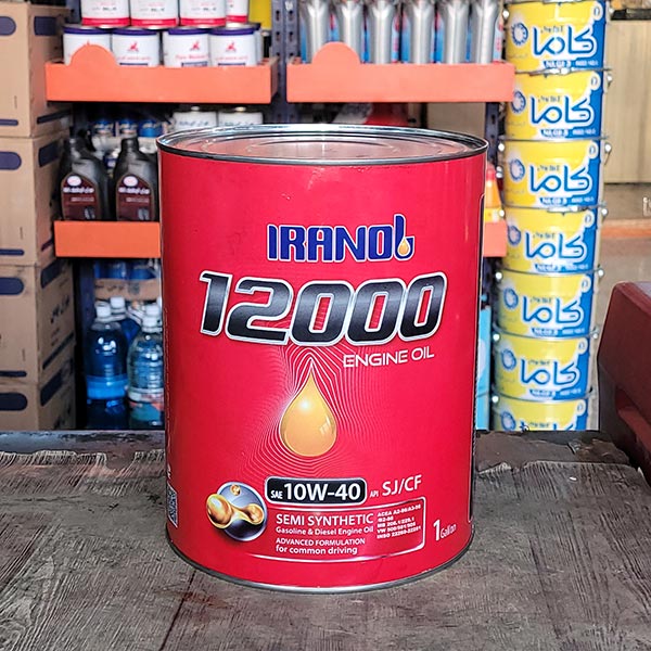 ایرانول 12000 10W-40 کارتن 6 (4لیتر)