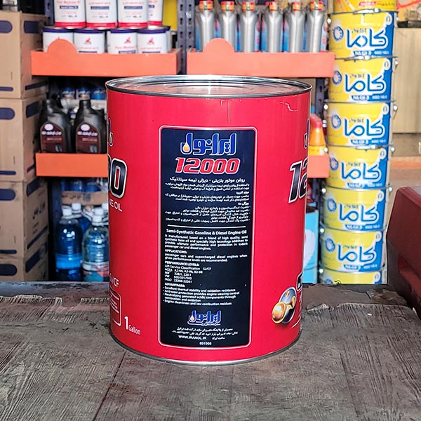 ایرانول 12000 10W-40 کارتن 6 (4لیتر)