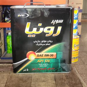 ایرانول Super Ronia با تاییدیه رنو 5W-30 کارتن 4 (5لیتر)