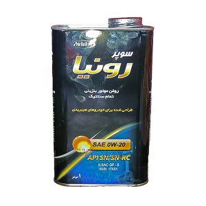 ایرانول Super Ronia هیبرید 0W-20 کارتن 12 (1لیتر)